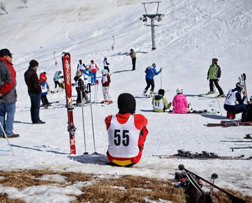 اسکی بازی در همدان، خراسان و فارس