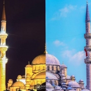 تفاوت جالب روز و شب شهر استانبول