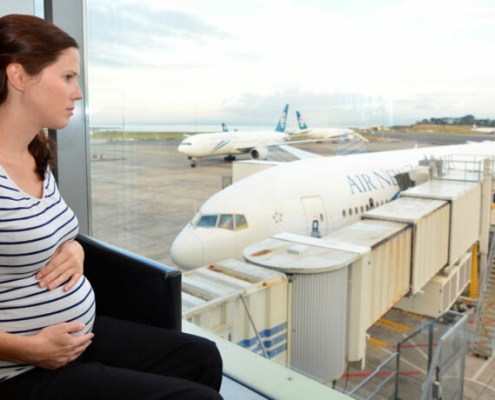 بارداری در سفر هوایی-مادران باردار