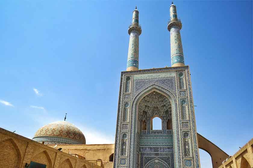 مناره‌های مسجد جامع یزد