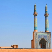 مناره‌های مسجد جامع یزد-شهرهای خلاق فرهنگ و هنر